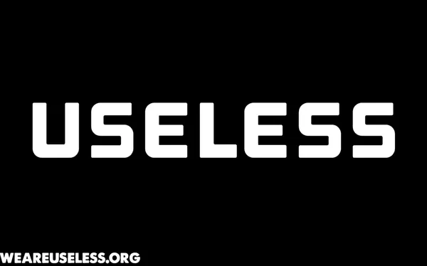 USELESS sticker